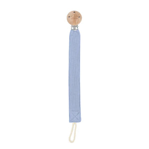 Playground 100% Cotton & Beechwood Pacifier Clip - Choose your colour