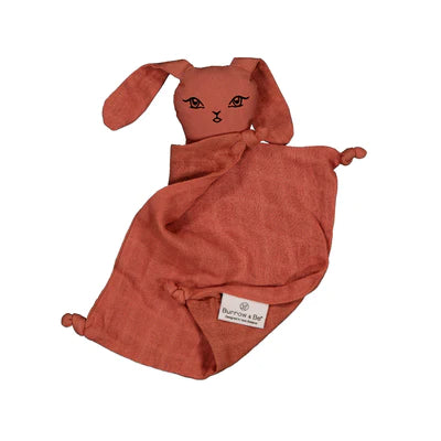 Burrow & Be Muslin Bunny Comforter - Clay