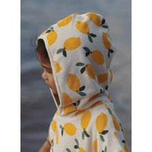 Load image into Gallery viewer, Nature Baby Organic Cotton Terry Poncho Towel - Lemon
