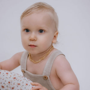 Amber Babe Baltic Amber Baby Necklace - Butter - 32cm