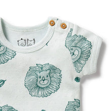 Load image into Gallery viewer, Wilson &amp; Frenchy Organic Pointelle Bodysuit - Little Lion
