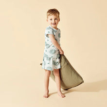 Load image into Gallery viewer, Wilson &amp; Frenchy Organic Pointelle Short Sleeved Pyjamas - Little Lion
