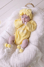 Load image into Gallery viewer, Confetti Kidz &quot;Little Honey&quot; Knit Romper - Buttercream

