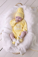 Load image into Gallery viewer, Confetti Kidz &quot;Little Honey&quot; Knit Romper - Buttercream
