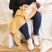 Load image into Gallery viewer, Little Bamboo Soft Muslin Wraps 3 pack - Marigold
