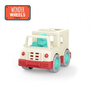 Battat Wonder Wheels Little Emergency Vehicles Set - Ambulance, Police, Fire