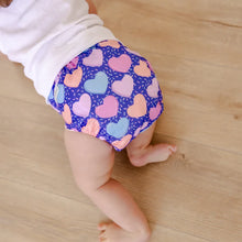 Load image into Gallery viewer, Bear &amp; Moo Reusable OSFM Cloth Nappy - All You Need Is Love
