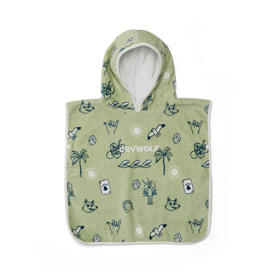 Crywolf Baby Hooded Towel - Lucky Days