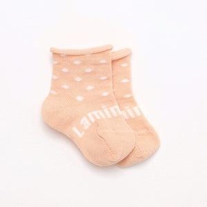 Lamington Merino Crew Length Socks - Lychee