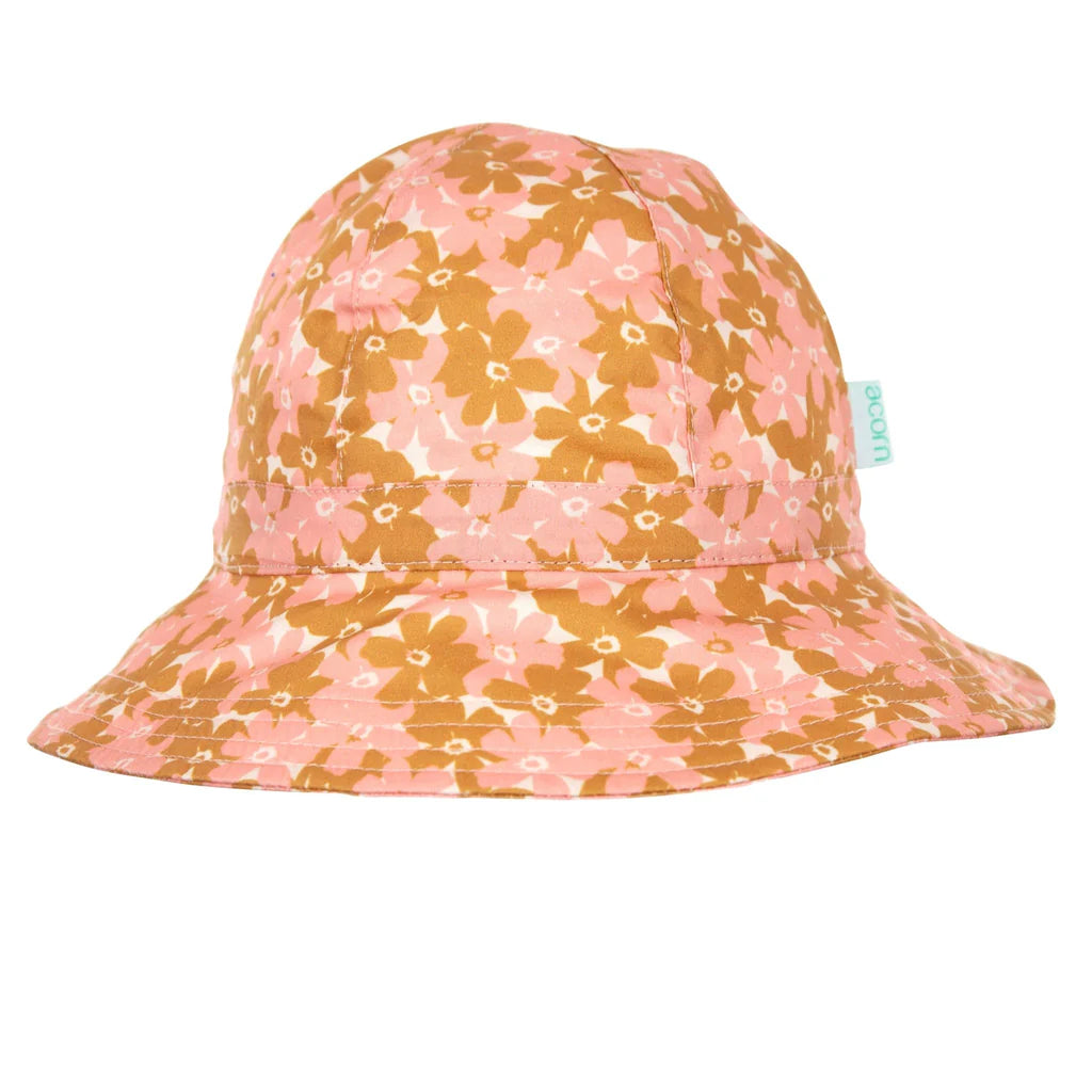 Acorn Wide Brim Bucket Hat (Rated UPF50+) - Magnolia