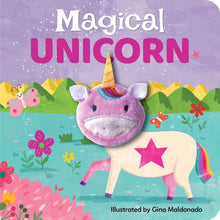 Load image into Gallery viewer, Magical Unicorn Finger Puppet Board Book
