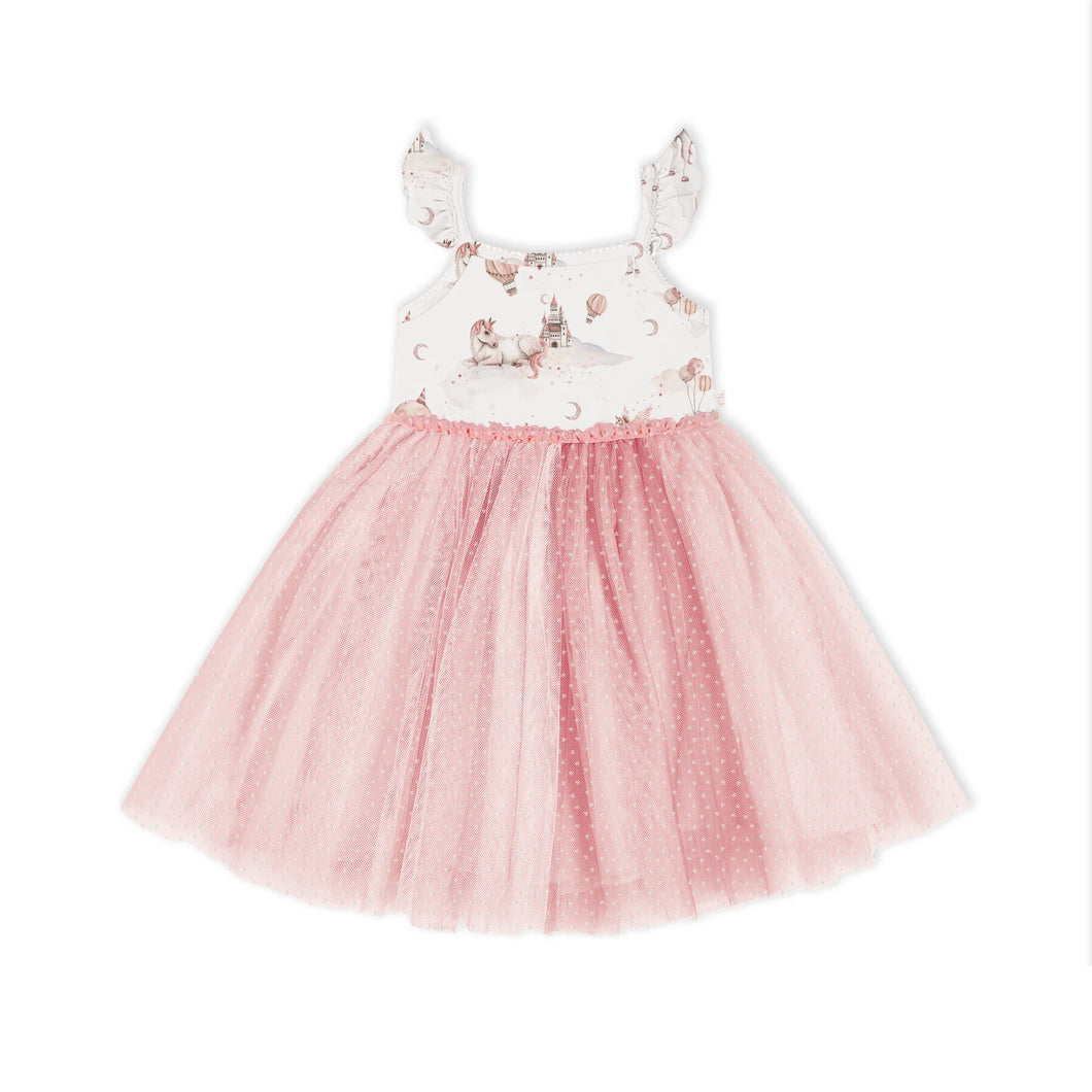 Confetti Kidz Tulle Dress - Magical Unicorns - 1, 2, 3, 4 years