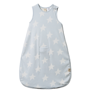 Nature Baby Organic Cotton Sleeping Bag - Magic Blue
