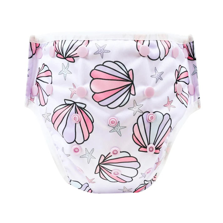 Bear & Moo Swim Nappy - Mermaid Shells