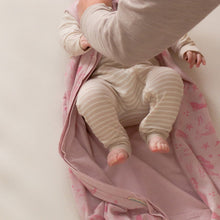 Load image into Gallery viewer, Woolbabe 3-Seasons Front Zip Sleeping Bag - Shell Mermaids
