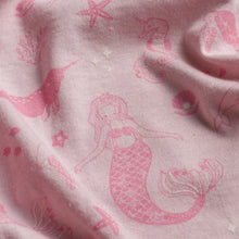 Load image into Gallery viewer, Woolbabe 3-Seasons Front Zip Sleeping Bag - Shell Mermaids
