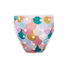Load image into Gallery viewer, Bear &amp; Moo Swim Nappy - Mermaid Scales
