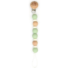 Load image into Gallery viewer, O.B Designs Beechwood &amp; Silicone Dummy Chain - MINT
