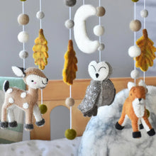Load image into Gallery viewer, Tik Tak Design Co. Forest Friends Woodland Baby Mobile
