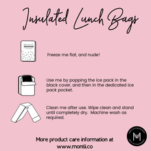 Load image into Gallery viewer, MontiiCo Insulated Lunch Bag - Retro Check
