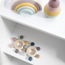 Load image into Gallery viewer, Playground Silicone Multi-Surface Teething Wheel - Choose your colour
