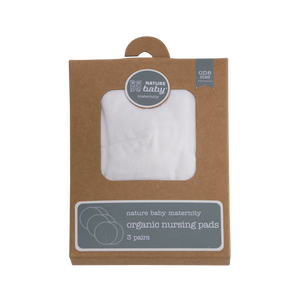 Nature Baby Organic Cotton & Bamboo Nursing Pads - 3 pack