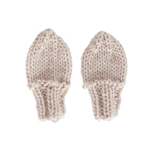 Load image into Gallery viewer, Acorn Cottontail Mittens - Oatmeal
