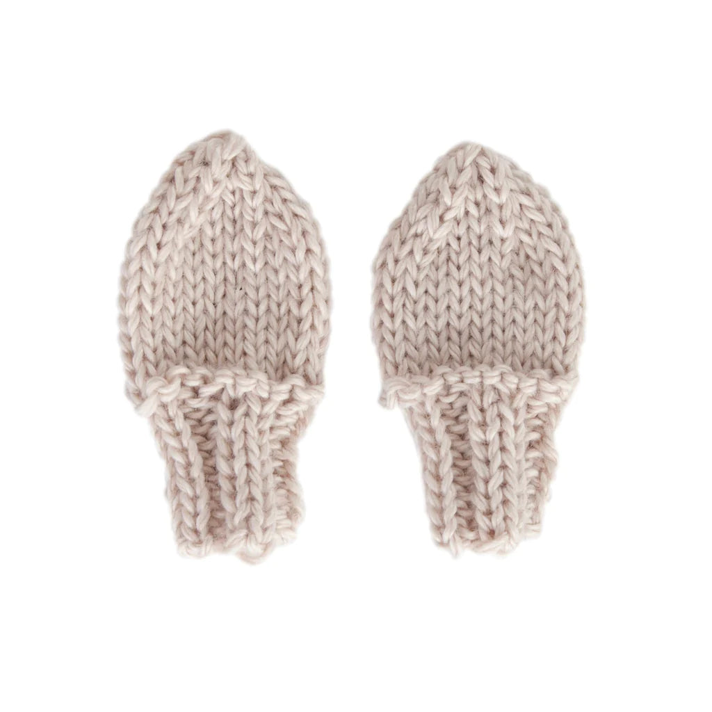Acorn Cottontail Mittens - Oatmeal