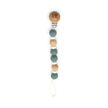 Load image into Gallery viewer, O.B Designs Beechwood &amp; Silicone Dummy Chain - OCEAN
