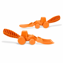 Load image into Gallery viewer, Constructive Eating Tractor Cutlery Set 2 pc - Orange
