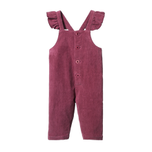 Load image into Gallery viewer, Nature Baby Orchard Cord Overalls - Rhubarb
