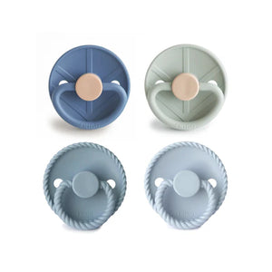 Frigg 4 Pack Edition Latex Pacifiers - Skyline Serenity