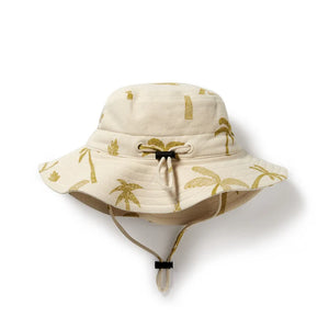 Wilson & Frenchy Organic Sunhat - Palm Days 6-12mths