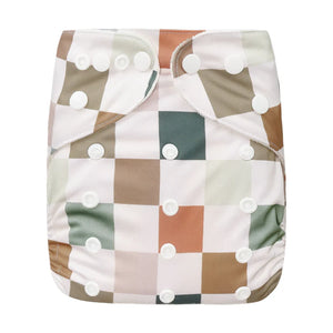 Bear & Moo Reusable OSFM Cloth Nappy - Patchwork