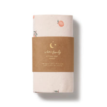 Load image into Gallery viewer, Wilson &amp; Frenchy Pointelle Organic Cot Sheet - Peaches
