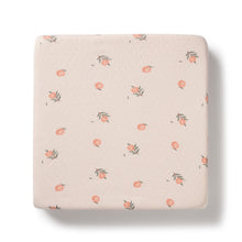 Load image into Gallery viewer, Wilson &amp; Frenchy Pointelle Organic Cot Sheet - Peaches
