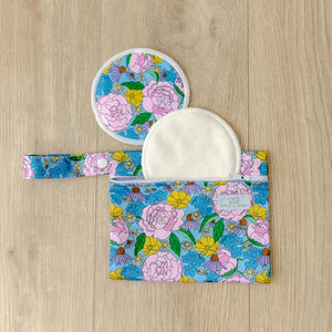 Bear & Moo Peony Breast Pads