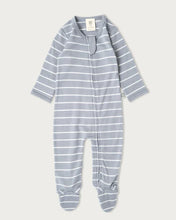 Load image into Gallery viewer, Babu Merino All-In-One - Periwinkle Stripe
