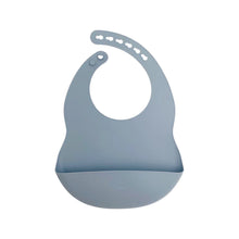 Load image into Gallery viewer, Petite Eats Premium Silicone Bibs - Choose Your Colour
