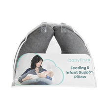 Load image into Gallery viewer, Babyfirst Feeding &amp; Support Pillow - Grey
