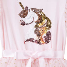 Load image into Gallery viewer, Designer Kidz Unicorn Sequin Tutu Dress - Pink
