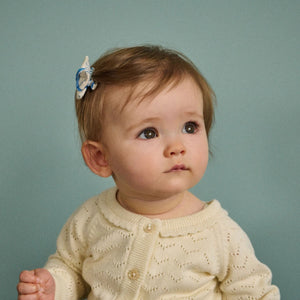 Nature Baby Piper Cardigan - Natural Pointelle