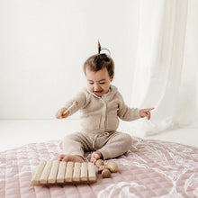 Load image into Gallery viewer, BO &amp; KO Baby Māori Inspired Playmat - Mauve
