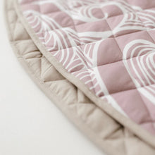 Load image into Gallery viewer, BO &amp; KO Baby Māori Inspired Playmat - Mauve
