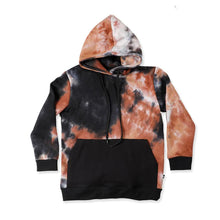 Load image into Gallery viewer, Hello Stranger Boys Pocket Hood - Brown Tie Dye - Size 1, 2, 3, 4 years
