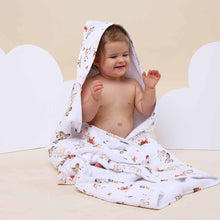 Load image into Gallery viewer, Snuggle Hunny Kids Organic Hooded Towel - Pony Pals
