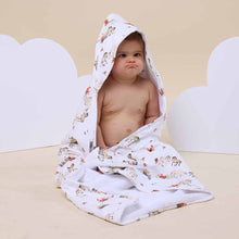 Load image into Gallery viewer, Snuggle Hunny Kids Organic Hooded Towel - Pony Pals
