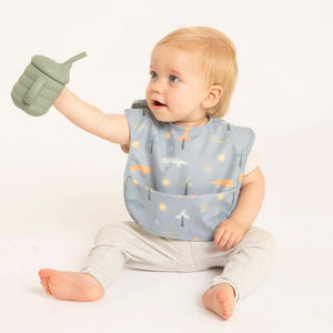 All4ella Recycled Pouch Bib - Fawn