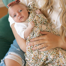 Load image into Gallery viewer, Little Unicorn Stretch Knit Swaddle Blanket - Pressed Petals
