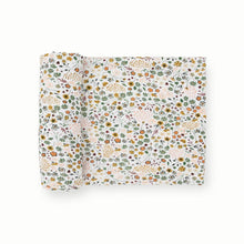 Load image into Gallery viewer, Little Unicorn Stretch Knit Swaddle Blanket - Pressed Petals
